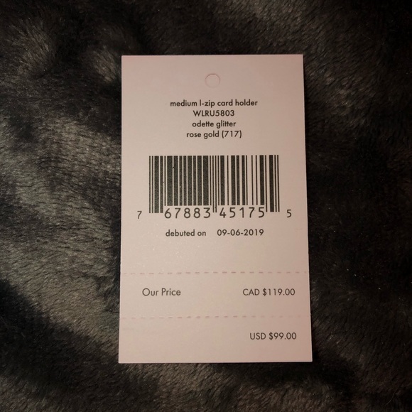 Authentic Kate Spade Card holder Keychain - Picture 6 of 8